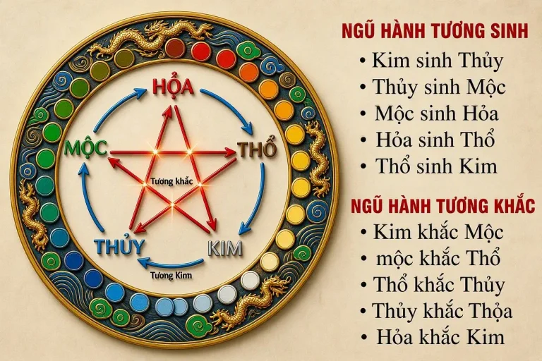 Tìm hiểu về ngũ hành trong phong thủy: Ý nghĩa, quy luật và cách ứng dụng